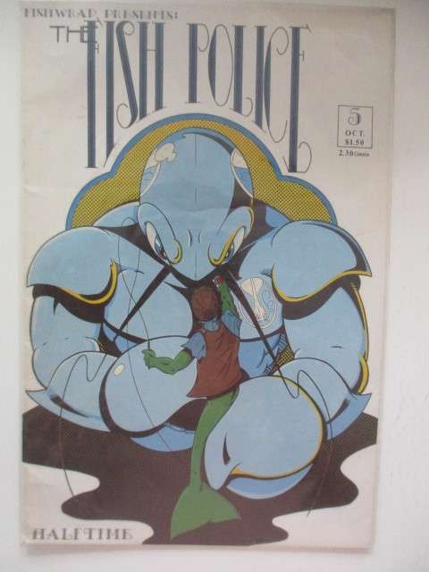 FISH WRAP COMICS - THE FISH POLICE -  VOL. 1 NO 5 1986