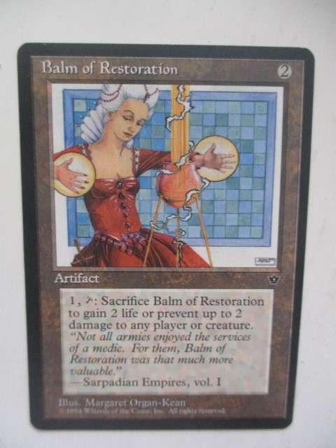 MAGIC THE GATHERING - BALM OF RESTORATION - CHRONICALS