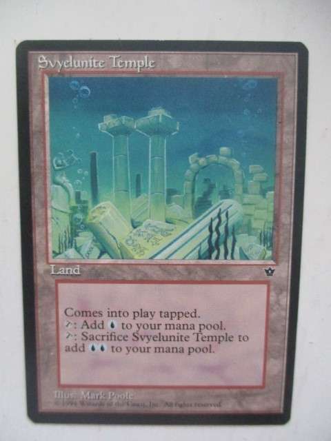 MAGIC THE GATHERING - SVYELUNITE  TEMPLE - CHRONICALS
