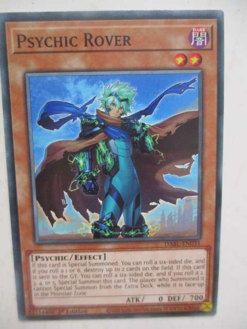 YU-GI-OH TRADING CARD - PSYCHIC ROVER -