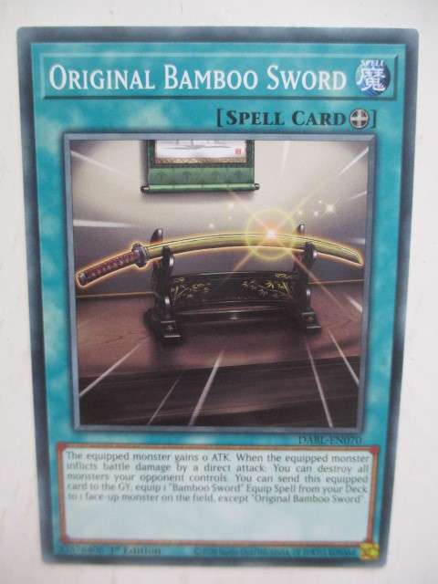 YU-GI-OH TRADING CARD - ORIGINAL BAMBOO SWORD