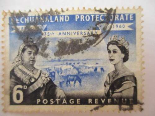 BOTSWANA BECHUANALAND 1960 USED STAMP