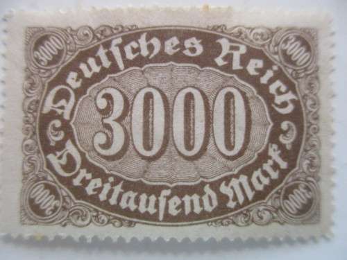 GERMANY REICH DREITAUFENT MARK 1922- 1923 UNUSED STAMP