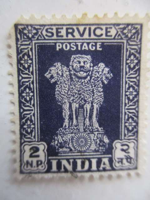 INDIA 2 N.P. UNUESED STAMP