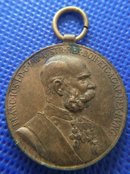 ANTIQUE FULL SIZE  MEDAL AUSTRIA FRANZ JOSEPH 1848-1898