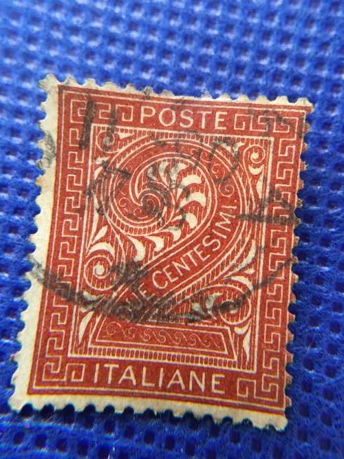 ITALY POSTAGE DUE 1865 USED STAMP