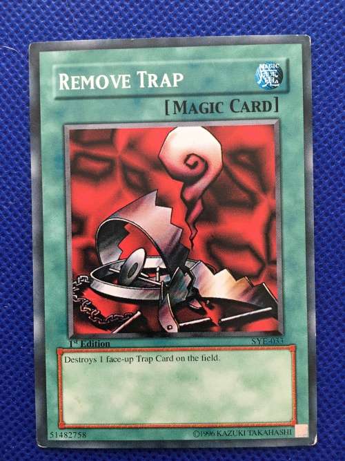 YU-GI-OH TRADING CARD - REMOVE TRAP