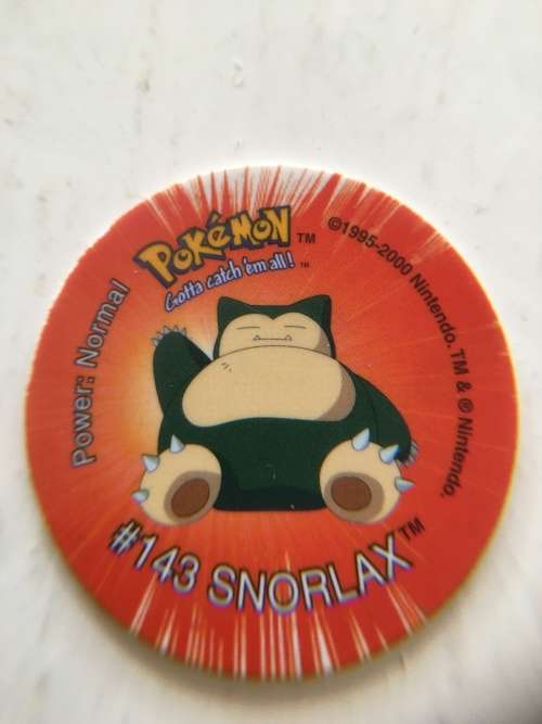 POKEMON  - TAZO - SNORLAX