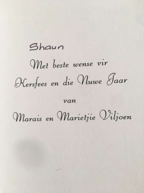 LOVELY LOT OF MARIETJIE VILJOEN ITEMS INCLUDING AUTOGRAPHS AND FREE MINISTER