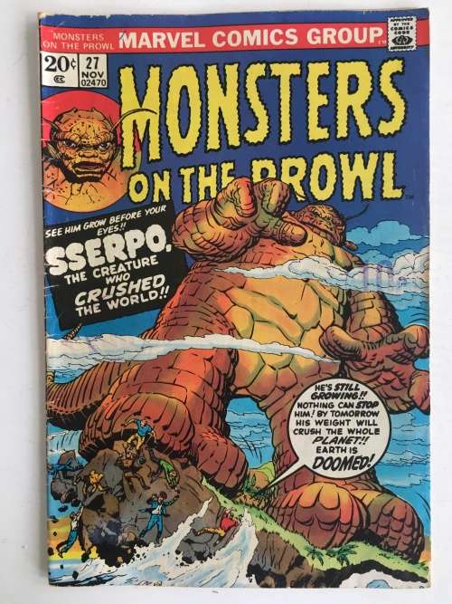 MARVEL COMICS - MONSTERS ON THE PROWL - 1973