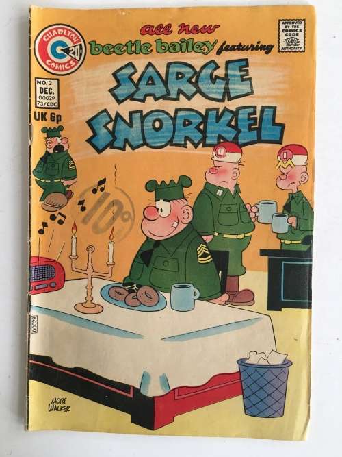 CHARLTON COMICS - BEETLE BAILEY / SARGE SNORKEL - VOL. 1 NO. 2 -  1973