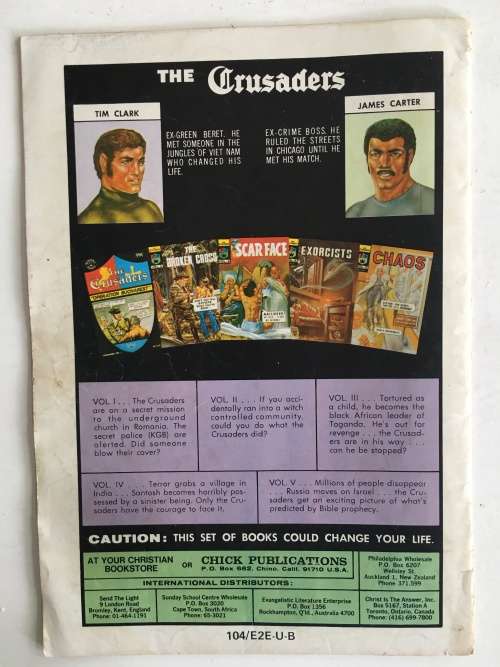 THE CRUSADERS COMICS - EXORCISTS - 1975