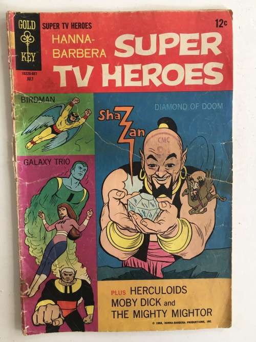 GOLD KEY COMICS -  NO. 2  1968 - HANNA BARBERA - SUPER TV HEROES