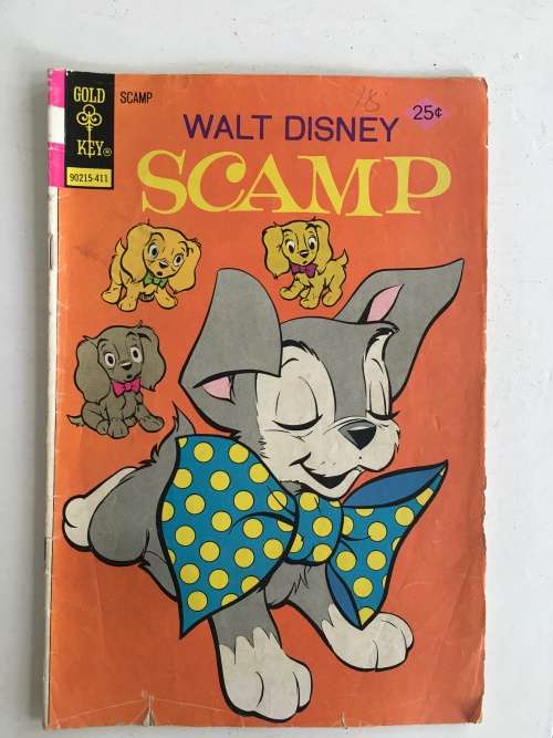 GOLD KEY COMICS - WALT DISNEY - SCAMP -  NO. 20 - 1974