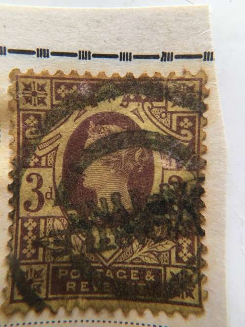 GREAT BRITAIN 2 USED MOUNTED STAMPS
