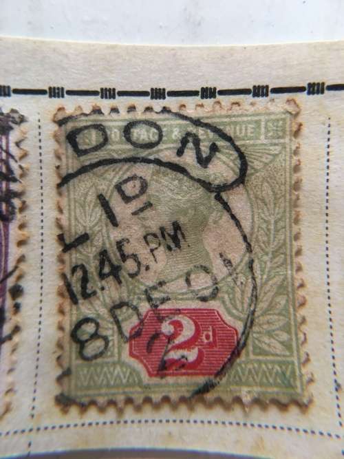 GREAT BRITAIN LOT OF 3 USED MOUNTED STAMPS