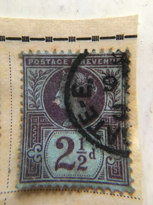 GREAT BRITAIN LOT OF 3 USED MOUNTED STAMPS