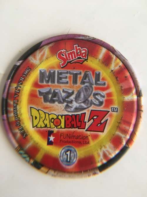METAL SIMBA DRAGON BALL Z TAZO - NO. 1