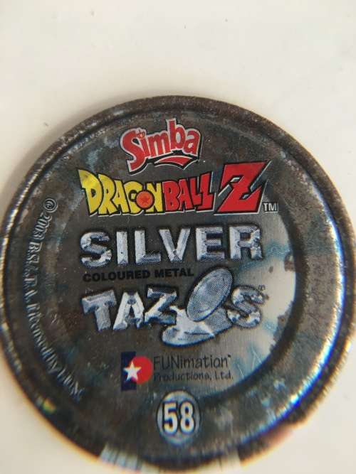 METAL SIMBA DRAGON BALL Z TAZO - NO. 58