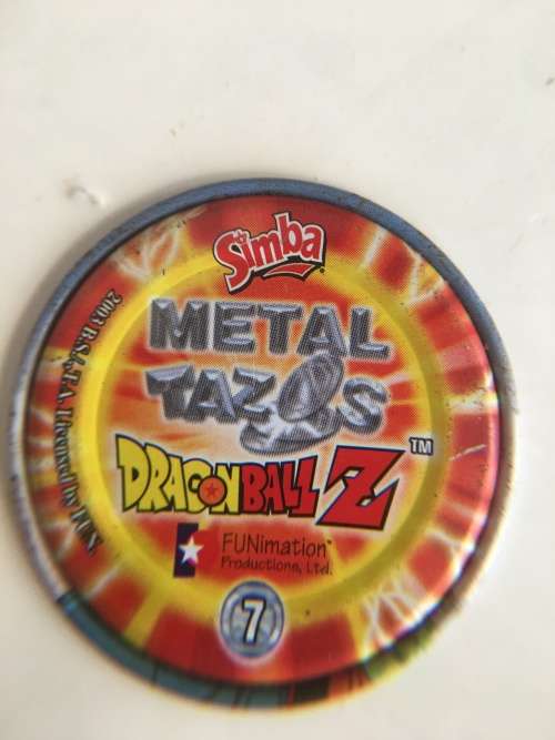 METAL SIMBA DRAGON BALL Z TAZO - NO. 7