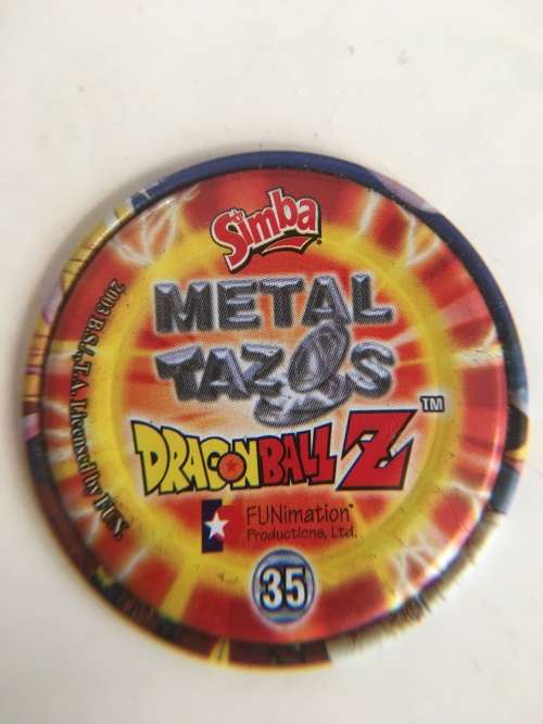 METAL SIMBA DRAGON BALL Z TAZO - NO. 35
