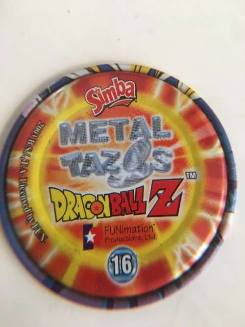 METAL SIMBA DRAGON BALL Z TAZO - NO. 16