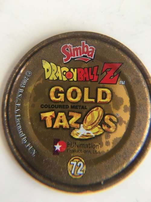 METAL SIMBA DRAGON BALL Z TAZO - NO. 72