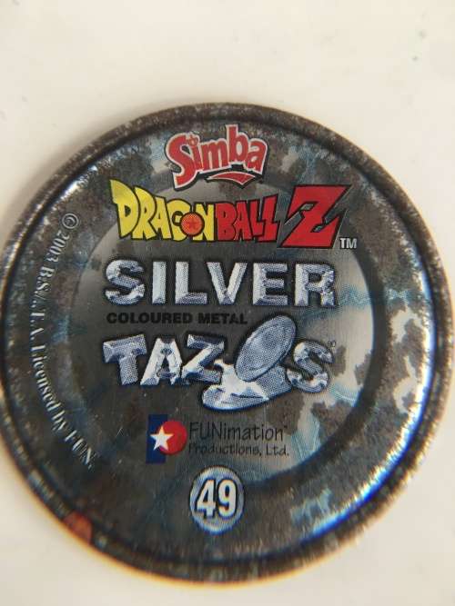METAL SIMBA DRAGON BALL Z TAZO - NO. 49