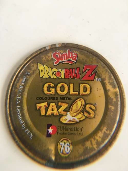 METAL SIMBA DRAGON BALL Z TAZO - NO. 76