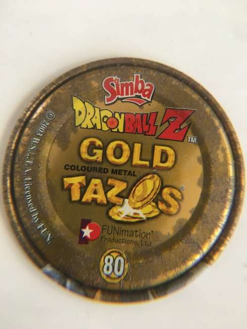 METAL SIMBA DRAGON BALL Z TAZO - NO. 80