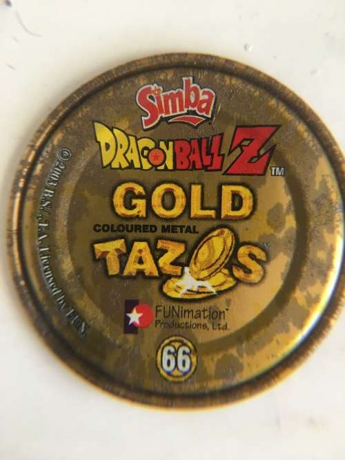 METAL SIMBA DRAGON BALL Z TAZO - NO. 66