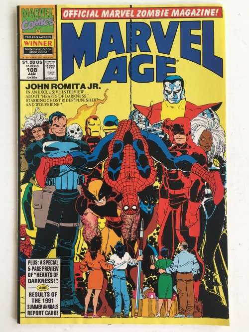 MARVEL COMICS - MARVEL  AGE VOL. 1  NO. 108 - 1992