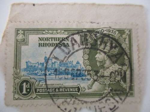 NOTHERN RHODESIA USED STAMP 1D  KING GEORGE