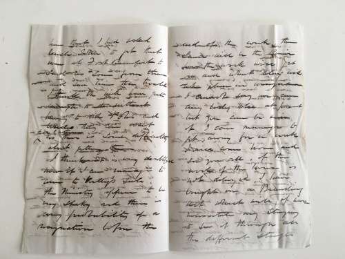 ANTIQUE - LETTER CARDS OUMA MALAN 1880-1867 - JOHN OGILIVINE NORTON 1840-1899 ANTIQUE TELEGRAMME