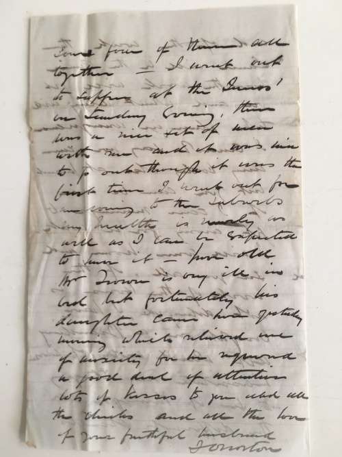 ANTIQUE - LETTER CARDS OUMA MALAN 1880-1867 - JOHN OGILIVINE NORTON 1840-1899 ANTIQUE TELEGRAMME
