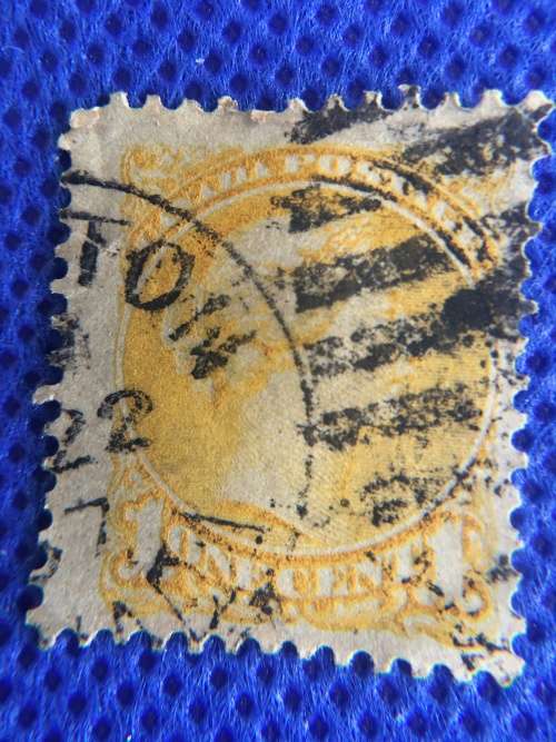 CANADA USED 1c QUEEN VICTORIA USED STAMP