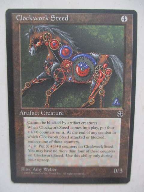 MAGIC THE GATHERING - HOMELANDS  - CLOCKWORK STEED
