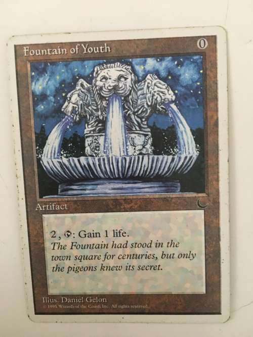 MAGIC THE GATHERING - FOUNTAIN OF YOUTH - THE DARK