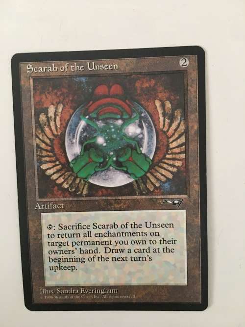 MAGIC THE GATHERING - SCARAB OF THE UNSEEN - ALLIANCES
