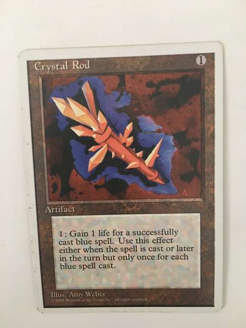 MAGIC THE GATHERING - CRYSTAL ROD -  4TH EDITION