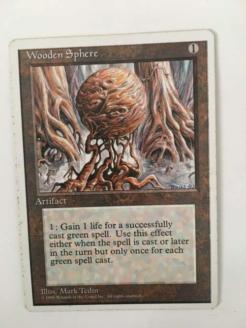 MAGIC THE GATHERING- WOODEN SPHERE - 4TH EDITION