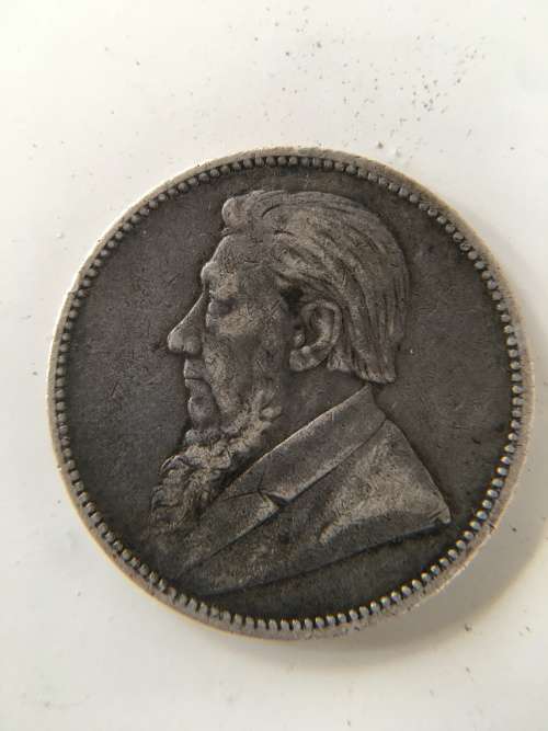 PAUL KRUGER - BEAUTIFUL 1 SHILLING  1896 -  LOVELY DETAILED COIN