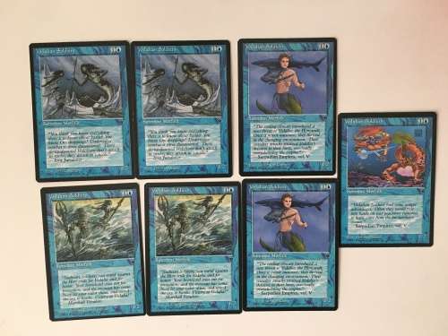 MAGIC THE GATHERING - VODALIAN SOLDIERS - SET OF 7 CARDS