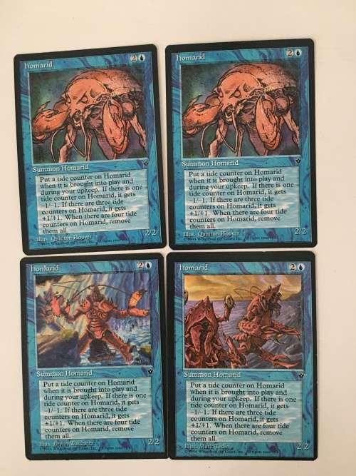 MAGIC THE GATHERING - SET OF 4 CARDS - HOMARID - CHRONICALS