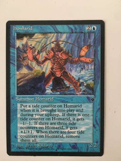 MAGIC THE GATHERING - SET OF 4 CARDS - HOMARID - CHRONICALS
