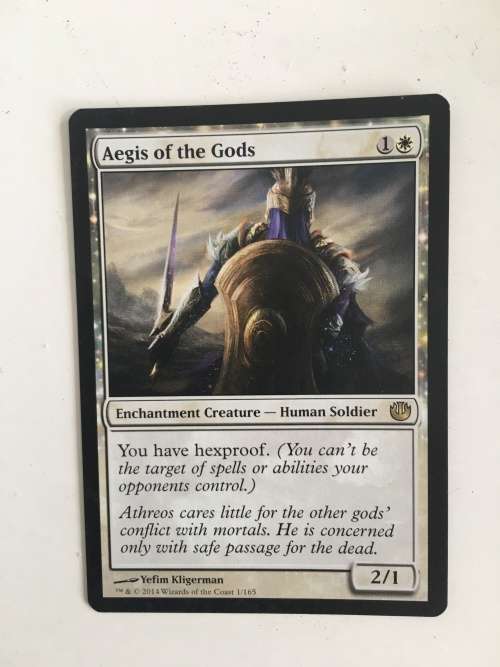 MAGIC THE GATHERING TRADING CARD - JOURNEY INTO NYX - AEGIS OF THE GODS