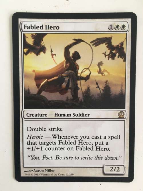 MAGIC THE GATHERING- THEROS - FABLED HERO