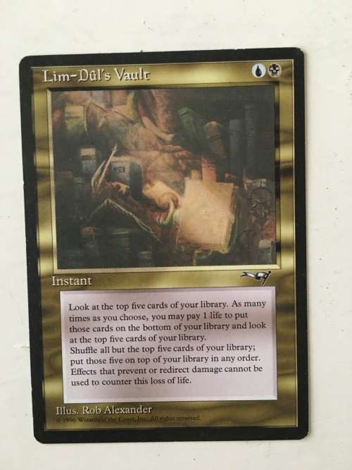 MAGIC THE GATHERING - LIM-DUL`S VAULT - ALLIANCES