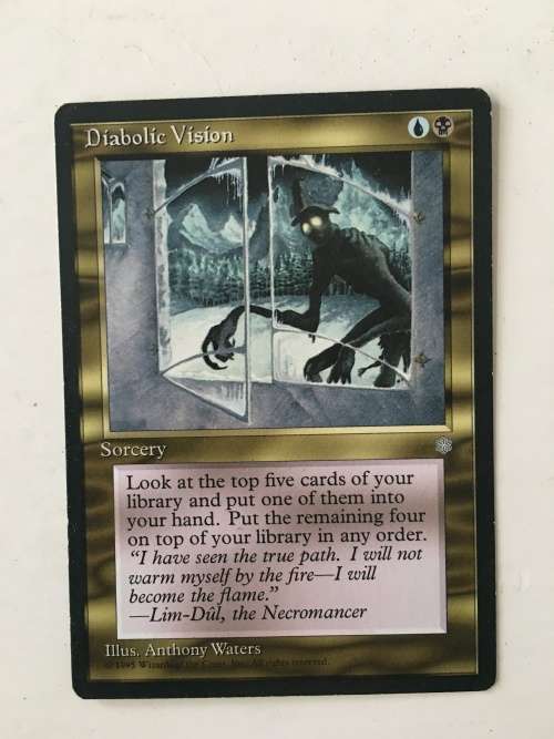 MAGIC THE GATHERING - DIABOLIC VISION - ICE AGE