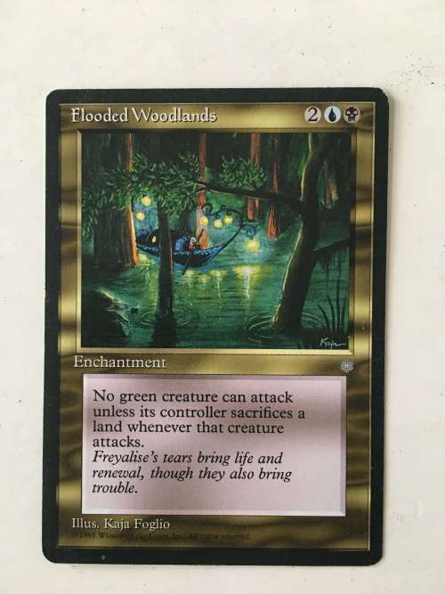 MAGIC THE GATHERING - FLOODED WOODLANDS - ICE AGE